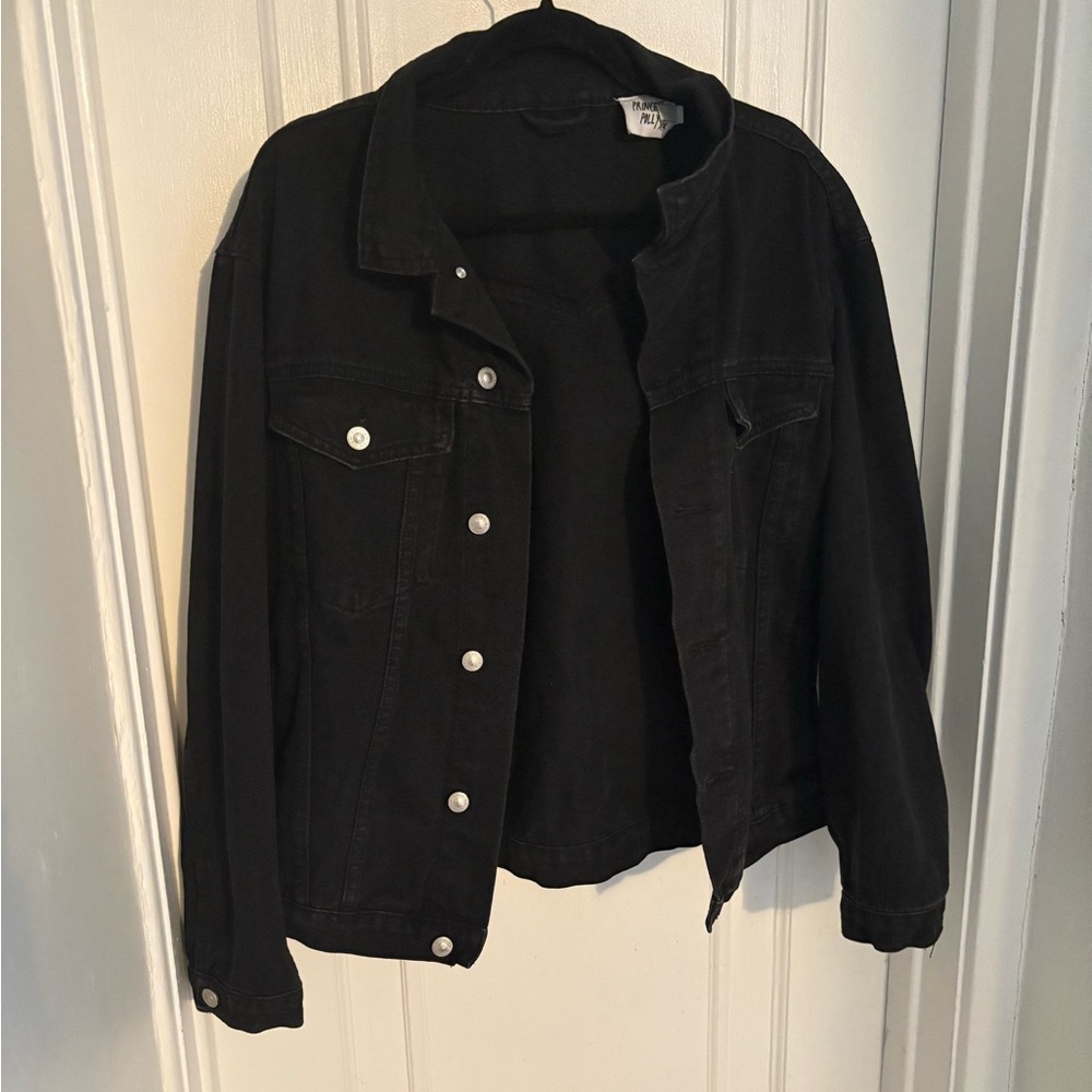 Princess Polly Classic Black Jean Jacket